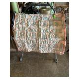 VintageBaby blanket, pink and blue satin feel 32