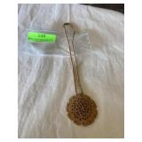 Carved wood pendant with wood beads necklace 11