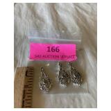 Sarah Coventry earrings and pendant
