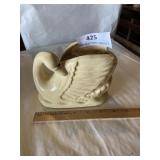 USA pottery Swan planter