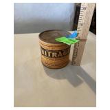Vintage 1930ï¿½s metal container Nitragin