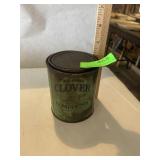 Antique can of clover compound