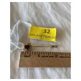 Vintage garnet stick pen