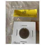 One cent 1940 ï¿½ D