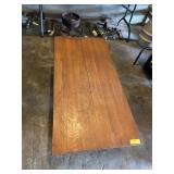 Very nice wood table with lions paw feet and