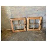 Antique cabinet doors with textured crinkle