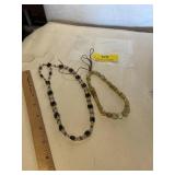 Magnetic and stone necklaces
