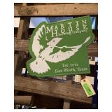 Tin sign one sided 14 x 18