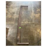 Antique two-man saw 5 feet long