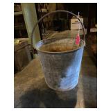 Heavy Farm chore/dairy bucket 11 inches tall and