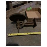 Antique table top grinder