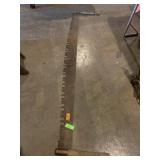 Antique two person hand saw about 5 1/2 feet long