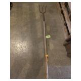 Antique pitchfork, about 5 feet long