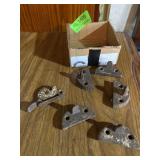 Antique window sash locks