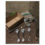 Vintage automotive window cranks, satellite car,