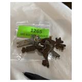 Collection of vintage keys