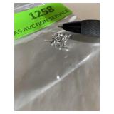 Vintage 925 silver crystal Masonic Shriners lapel