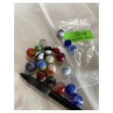 Small bag of marbles