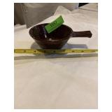 USA Brown bakeware small bowl with handle