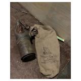 Vintage military gas mask