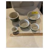 Collection of vintage Hall  bowls