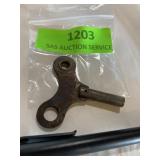 Foxboro antique clock winding key