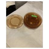 Vintage very pretty depression glass, vertical