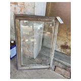 Vintage wood framed window 19 x 28