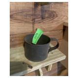 Antique tin coffee cup