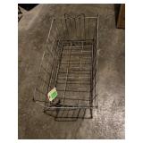 Vintage metal collapsible crate with handles. 12