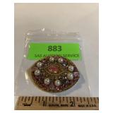 Vintage brooch.  ART, Arthur Pepper multicolored