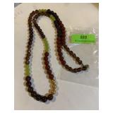 Vintage bead necklace .44 inches length