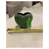 Small ceramic heart shaped planter