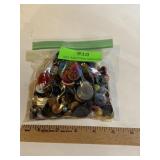 Collection of assorted buttons