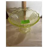 Grapevine large stemmed compote.. Gillander &