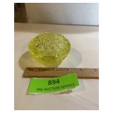 Vintage Vaseline, Daisy and button trinket with