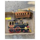 1975 Homeco  steam engine and caboose decor