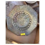 16 inch brass charger