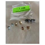 Collection of pierced earrings