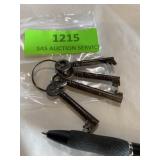 Antique skeleton keys