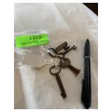 Collection of antique keys