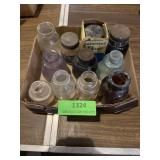Collection of antique ink wells