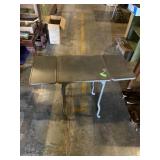 Maso 1950s metal typewriter stand 26 x 14 1/2..