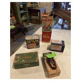 Collection of antique collectibles