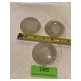 Glass inserts for mason jars.
