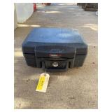 Sentry safe with key 11 x 6 x 14