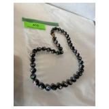 Vintage cloisonnï¿½ bead necklace 22 inches long