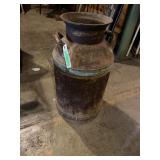 Vintage milk can 25 inches tall