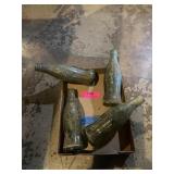 Vintage Coca-Cola green bottles, Bay City,