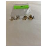 Ladies decorative stud  post earrings